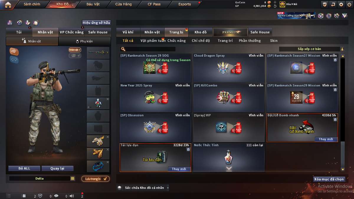 shop acc cf uy tin gia re